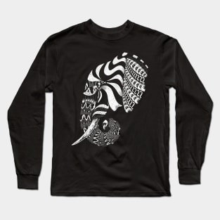 Elephant Pattern Long Sleeve T-Shirt